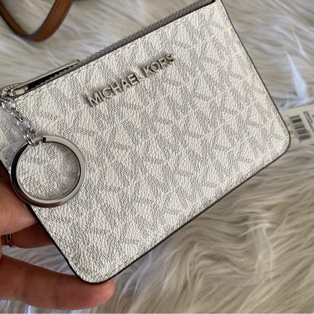 New Michael Kors jet set small coin pouch with ID wallet - Picture 4 of 15